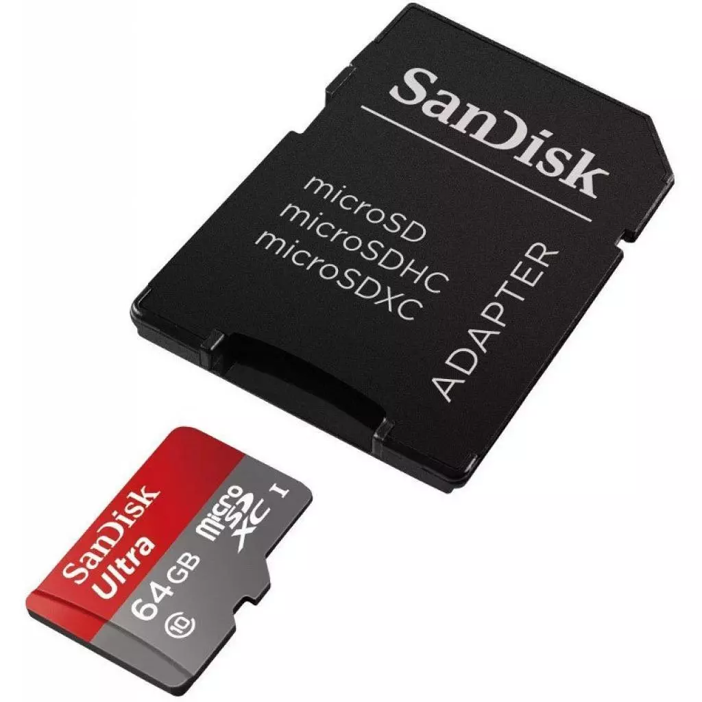 Карта памяти SanDisk 64GB microSDXC class 10 UHS-I A1 Ultra Android (SDSQUAR-064G-GN6IA) - 2 Карта памяти SanDisk 64GB microSDXC class 10 UHS-I A1 Ultra Android (SDSQUAR-064G-GN6IA) - 2