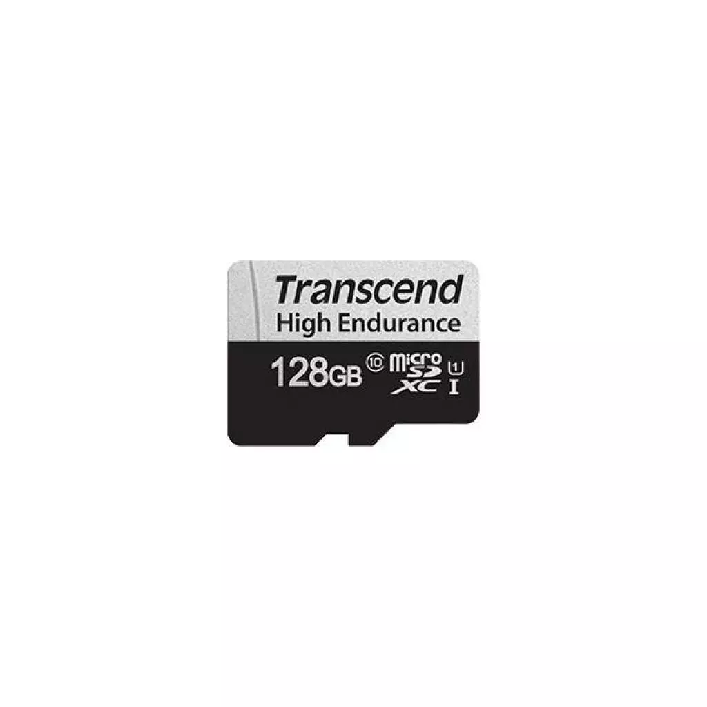 Карта памяти Transcend 128GB microSDXC class 10 UHS-I U1 High Endurance (TS128GUSD350V) - 1 Карта памяти Transcend 128GB microSDXC class 10 UHS-I U1 High Endurance (TS128GUSD350V) - 1
