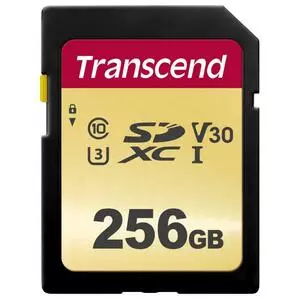 Карта памяти Transcend 256GB SDXC class 10 UHS-I (TS256GSDC500S)