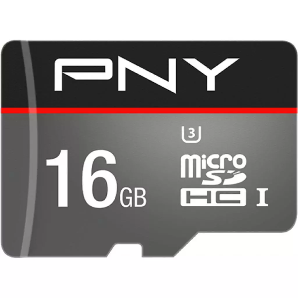 Карта памяти PNY flash 16GB microSDHC class 10 UHS-I Turbo (SDU16GTUR-1-EF) - 1