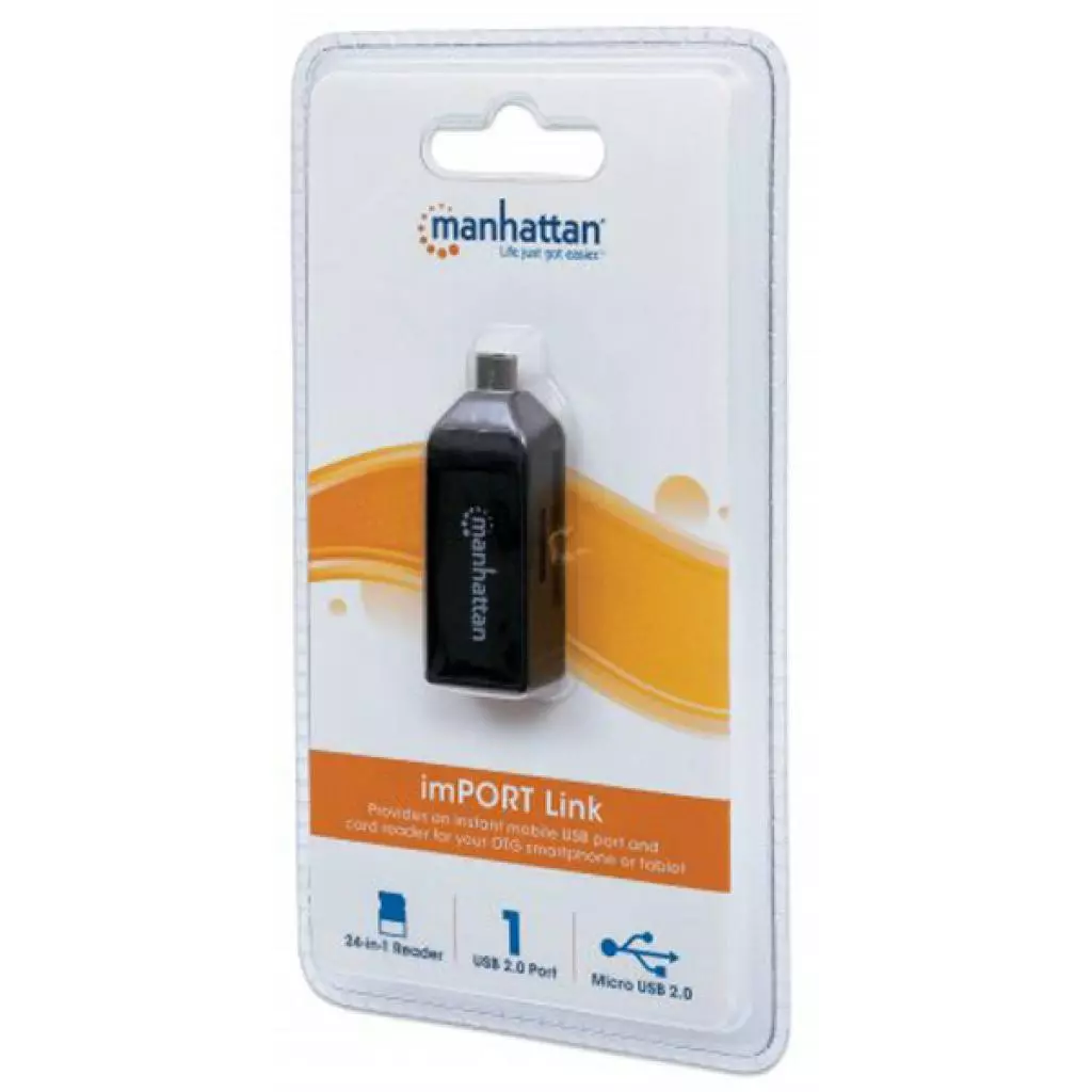 Считыватель флеш-карт Manhattan imPORT Link (406222) - 7