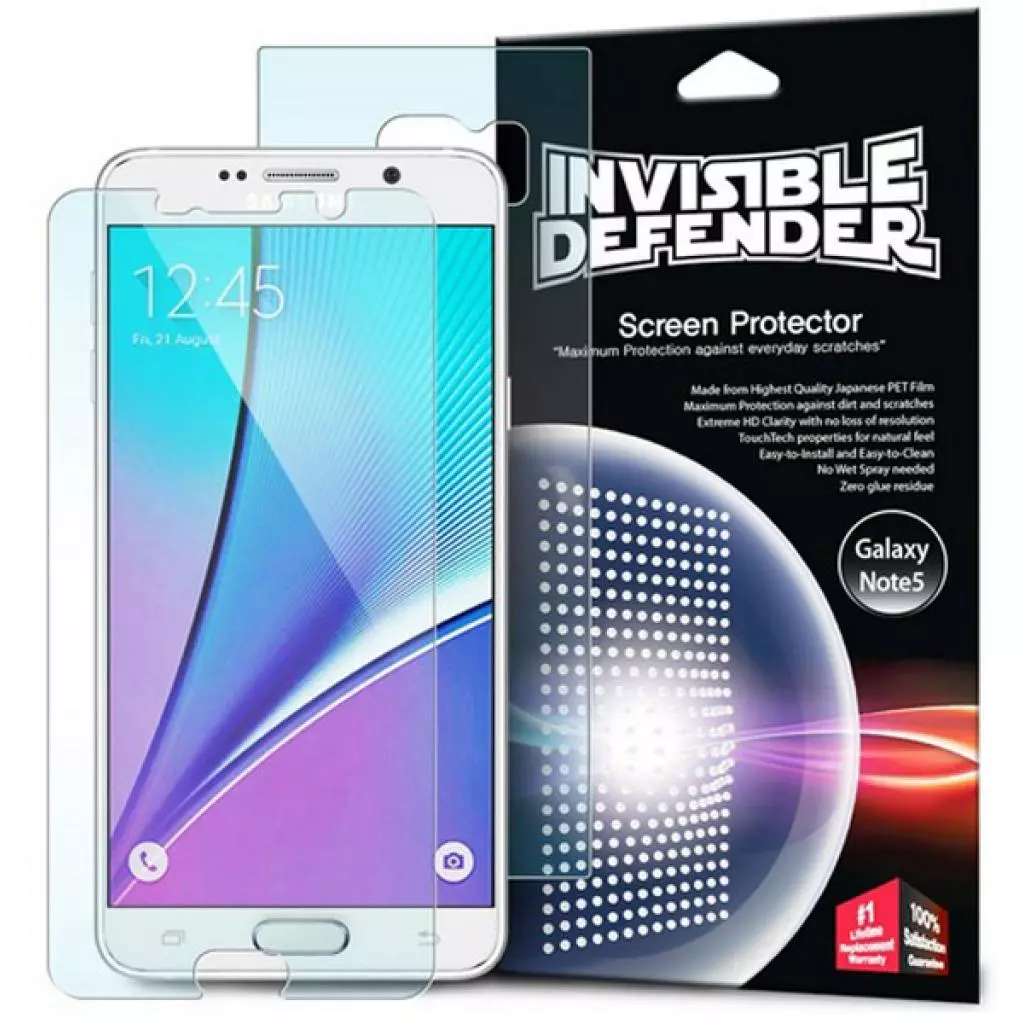 Пленка защитная Ringke для телефона Samsung Galaxy Note 5 (170925)