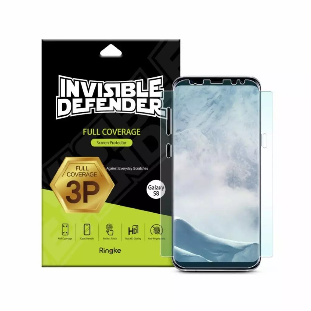 Пленка защитная Ringke для телефона Samsung Galaxy S8 Full Cover (RSP4324)