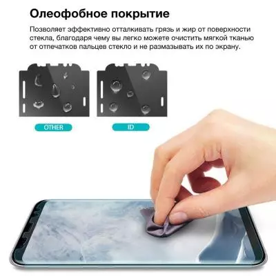 Пленка защитная Ringke для телефона Samsung Galaxy S8 Plus Full Cover (RSP4325) - 2