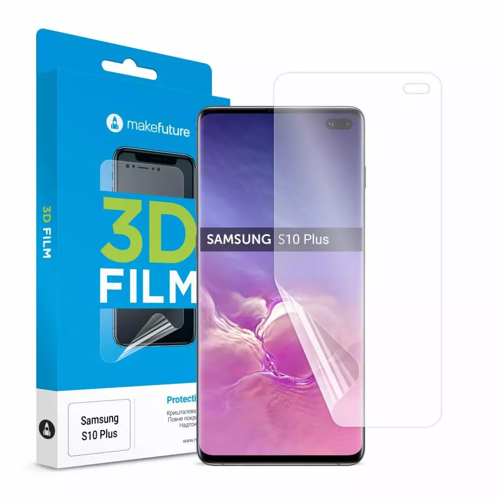 Пленка защитная MakeFuture для Samsung S10 Plus 3D (MGFU-SS10P)