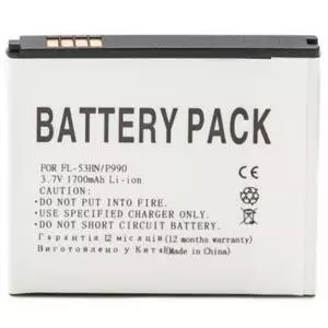 Аккумуляторная батарея для телефона PowerPlant LG FL-53HN (P990, P920, P990, P993, Optimus 3D) (DV00DV6097)