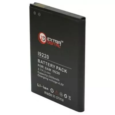 Аккумуляторная батарея для телефона Extradigital Samsung GT-i9220 Galaxy Note (BMS6310) - 1 Аккумуляторная батарея для телефона Extradigital Samsung GT-i9220 Galaxy Note (BMS6310) - 1