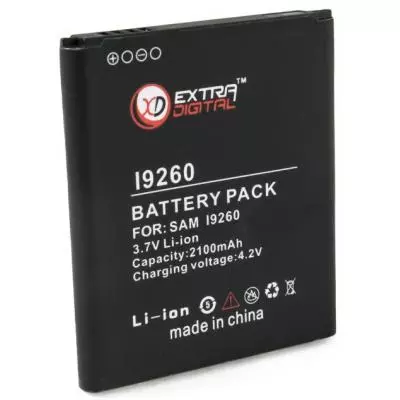 Аккумуляторная батарея для телефона Extradigital Samsung GT-i9260 Galaxy Premier (2100 mAh) (BMS6237) - 1 Аккумуляторная батарея для телефона Extradigital Samsung GT-i9260 Galaxy Premier (2100 mAh) (BMS6237) - 1