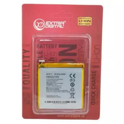 Аккумуляторная батарея для телефона Extradigital Huawei Ascend P1 XL U9200E (Original, 2600 mAh) (BMH6396) - 2
