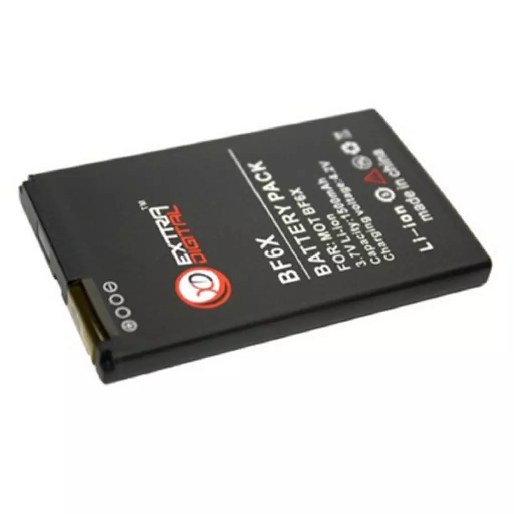 Аккумуляторная батарея для телефона Extradigital Motorola BF6X (1500 mAh) (DV00DV6135) - 1 Аккумуляторная батарея для телефона Extradigital Motorola BF6X (1500 mAh) (DV00DV6135) - 1