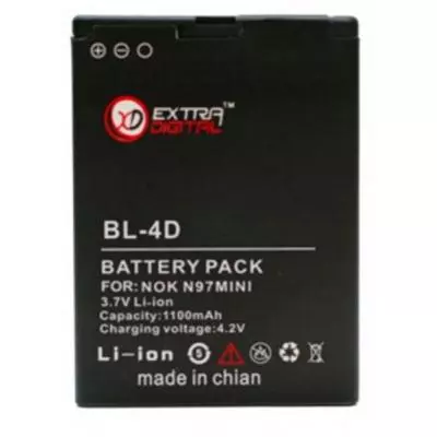 Аккумуляторная батарея для телефона Extradigital Nokia BL-4D (1150 mAh) (BMN6269)