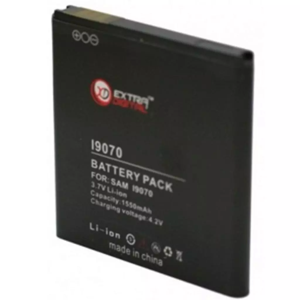 Аккумуляторная батарея для телефона Extradigital Samsung GT-i9070 Galaxy S Advance (1550 mAh) (BMS6306) - 1 Аккумуляторная батарея для телефона Extradigital Samsung GT-i9070 Galaxy S Advance (1550 mAh) (BMS6306) - 1