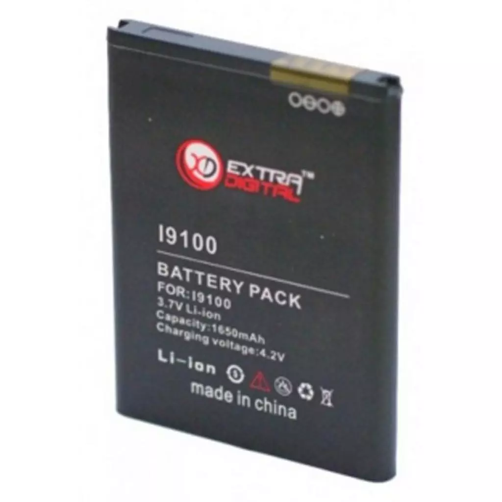 Аккумуляторная батарея для телефона Extradigital Samsung GT-i9100 Galaxy S2 (1650 mAh) (BMS6307) - 1 Аккумуляторная батарея для телефона Extradigital Samsung GT-i9100 Galaxy S2 (1650 mAh) (BMS6307) - 1