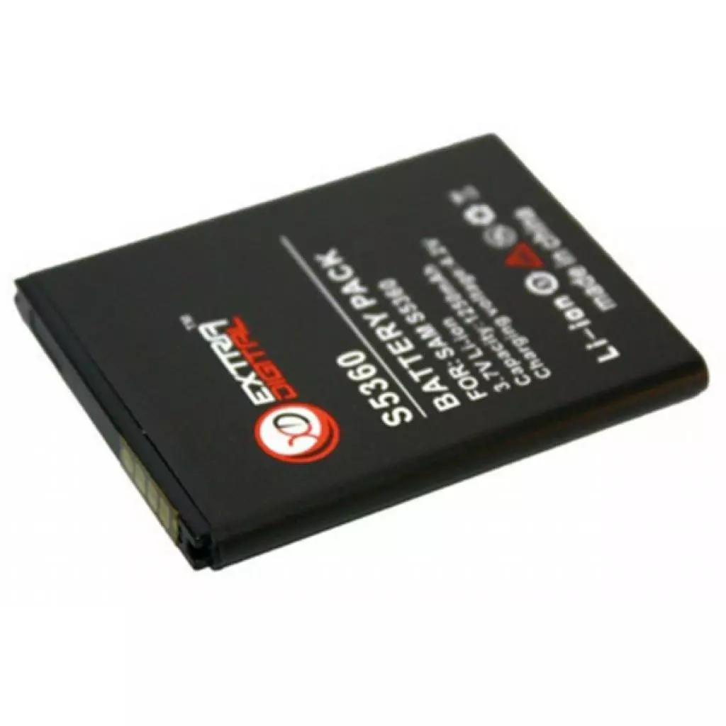 Аккумуляторная батарея для телефона Extradigital Samsung GT-S5360 Galaxy Y (1250 mAh) (BMS6319) - 1 Аккумуляторная батарея для телефона Extradigital Samsung GT-S5360 Galaxy Y (1250 mAh) (BMS6319) - 1