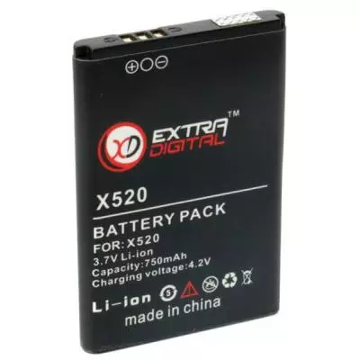 Аккумуляторная батарея для телефона Extradigital Samsung SGH-X520 (750 mAh) (BMS6339) - 1 Аккумуляторная батарея для телефона Extradigital Samsung SGH-X520 (750 mAh) (BMS6339) - 1