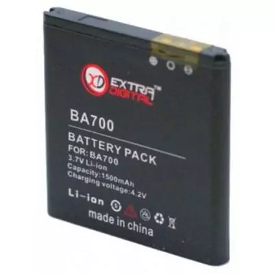 Аккумуляторная батарея для телефона Extradigital Sony Ericsson BA700 (1500 mAh) (BMS6345) - 1 Аккумуляторная батарея для телефона Extradigital Sony Ericsson BA700 (1500 mAh) (BMS6345) - 1
