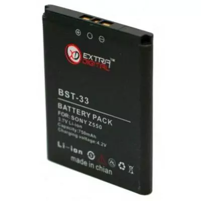 Аккумуляторная батарея для телефона Extradigital Sony Ericsson BST-33 (750 mAh) (BMS6349) - 1 Аккумуляторная батарея для телефона Extradigital Sony Ericsson BST-33 (750 mAh) (BMS6349) - 1