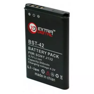 Аккумуляторная батарея для телефона Extradigital Sony Ericsson BST-42 (850 mAh) (DV00DV6076) - 1 Аккумуляторная батарея для телефона Extradigital Sony Ericsson BST-42 (850 mAh) (DV00DV6076) - 1