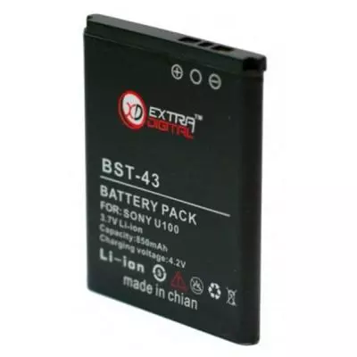 Аккумуляторная батарея для телефона Extradigital Sony Ericsson BST-43 (850 mAh) (BMS6357) - 1 Аккумуляторная батарея для телефона Extradigital Sony Ericsson BST-43 (850 mAh) (BMS6357) - 1