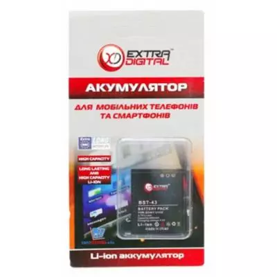Аккумуляторная батарея для телефона Extradigital Sony Ericsson BST-43 (850 mAh) (BMS6357) - 2 Аккумуляторная батарея для телефона Extradigital Sony Ericsson BST-43 (850 mAh) (BMS6357) - 2