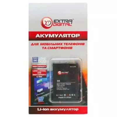 Аккумуляторная батарея для телефона Extradigital HTC G6 (1000 mAh) (BMH6211) - 2 Аккумуляторная батарея для телефона Extradigital HTC G6 (1000 mAh) (BMH6211) - 2