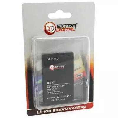 Аккумуляторная батарея для телефона Extradigital LG KG77 (700 mAh) (DV00DV6058) - 6 Аккумуляторная батарея для телефона Extradigital LG KG77 (700 mAh) (DV00DV6058) - 6