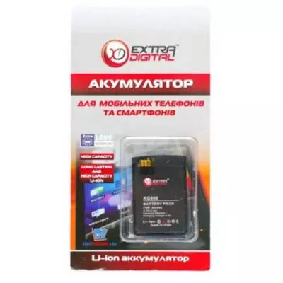 Аккумуляторная батарея для телефона Extradigital LG KG800 (1050 mAh) (DV00DV6044) - 2 Аккумуляторная батарея для телефона Extradigital LG KG800 (1050 mAh) (DV00DV6044) - 2