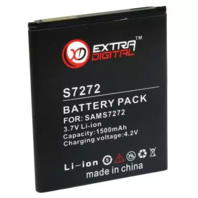 Аккумуляторная батарея для телефона Extradigital Samsung Galaxy Ace 3 Duos (1500 mAh) (BMS6298) - 1 Аккумуляторная батарея для телефона Extradigital Samsung Galaxy Ace 3 Duos (1500 mAh) (BMS6298) - 1