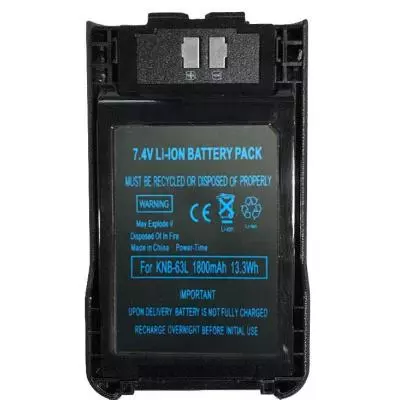 Аккумуляторная батарея для телефона PowerTime эквивалент акум. KNB-63L, KNB-65L для Kenwood 1800 мАч LiION (PTK-63L)