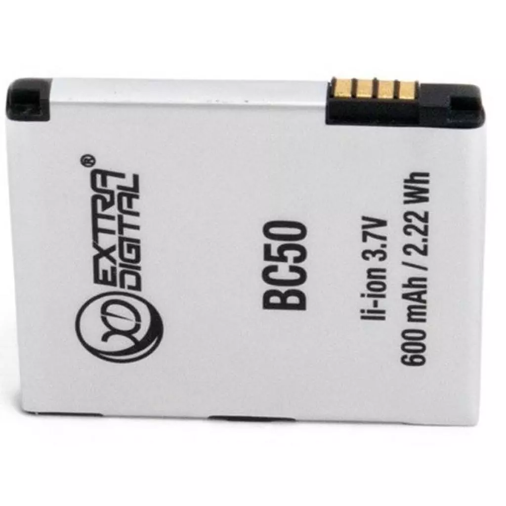 Аккумуляторная батарея для телефона Extradigital Motorola BC50 (600 mAh) (BMM6252) - 3 Аккумуляторная батарея для телефона Extradigital Motorola BC50 (600 mAh) (BMM6252) - 3
