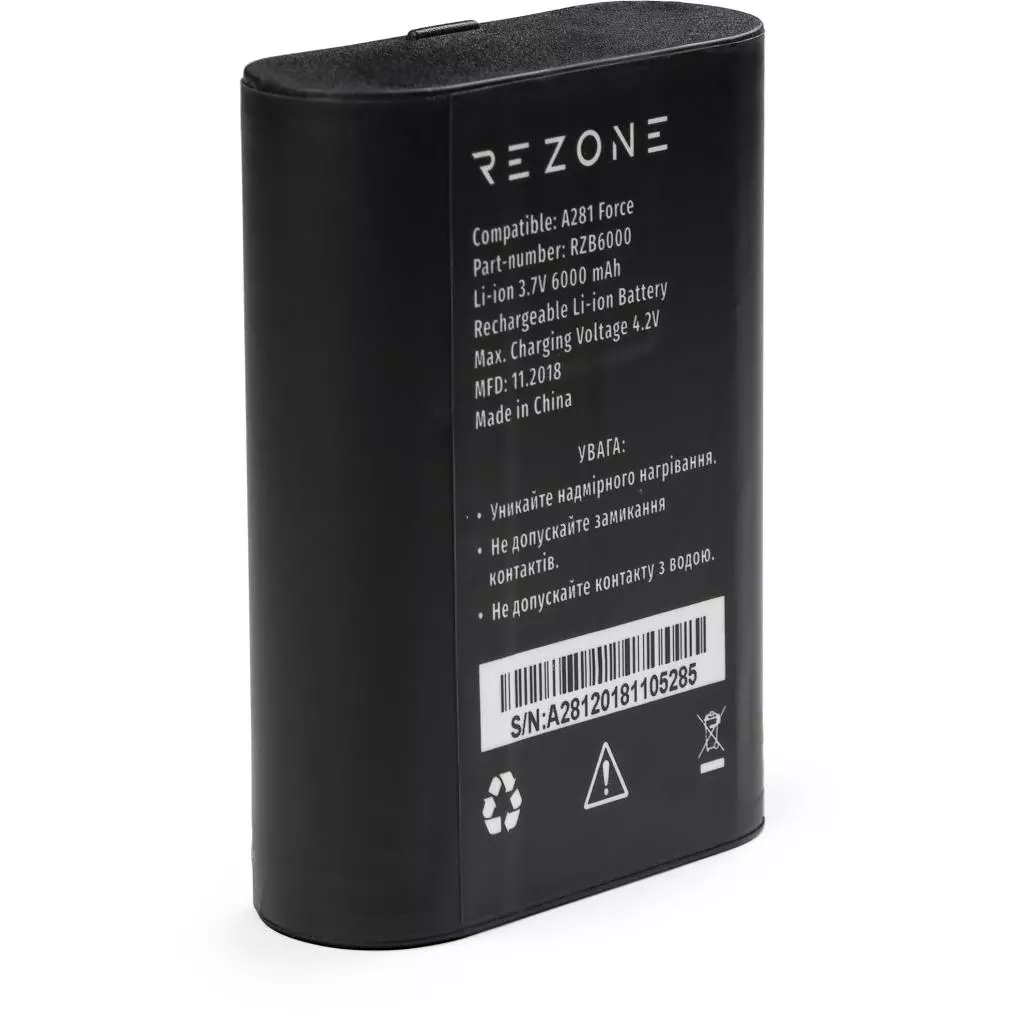Аккумуляторная батарея для телефона Rezone for A281 Force 6000mah (BL-60D) - 1 Аккумуляторная батарея для телефона Rezone for A281 Force 6000mah (BL-60D) - 1