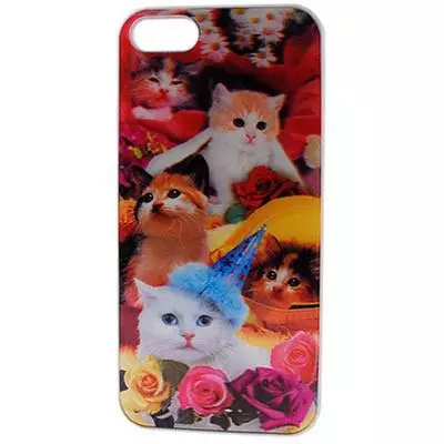 Чехол для моб. телефона Drobak для Apple Iphone 5 (cats) 3D (930206)