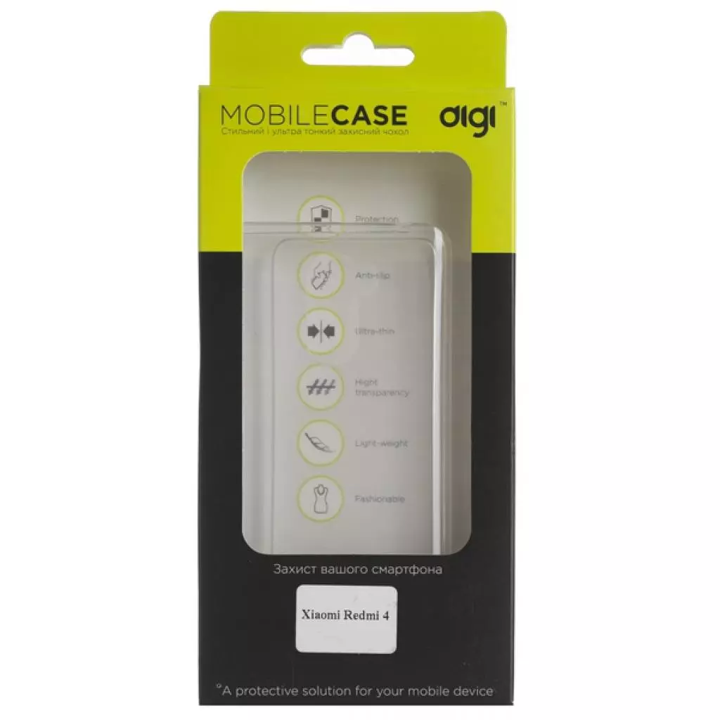 Чехол для моб. телефона Digi для Xiaomi Redmi 4 - TPU Clean Grid (6330574) - 2 Чехол для моб. телефона Digi для Xiaomi Redmi 4 - TPU Clean Grid (6330574) - 2