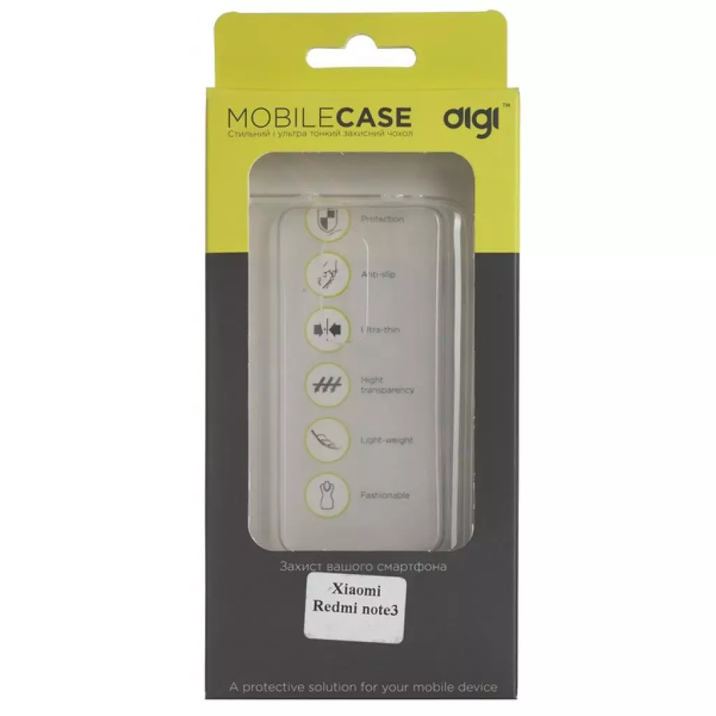 Чехол для моб. телефона Digi для Xiaomi Redmi note3 - TPU Clean Grid (6310105) - 2