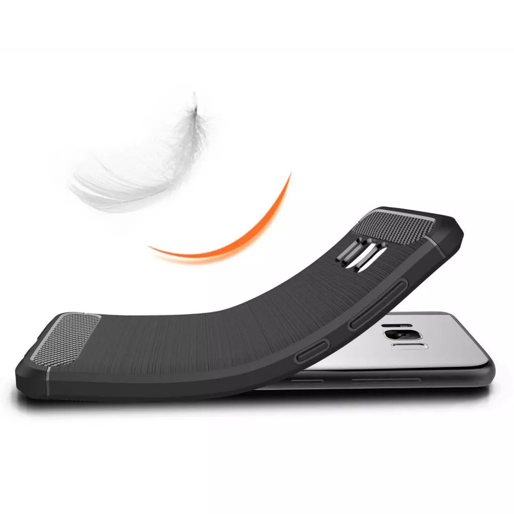 Чехол для моб. телефона для SAMSUNG Galaxy S8 Carbon Fiber (Black) Laudtec (LT-GS8B) - 2