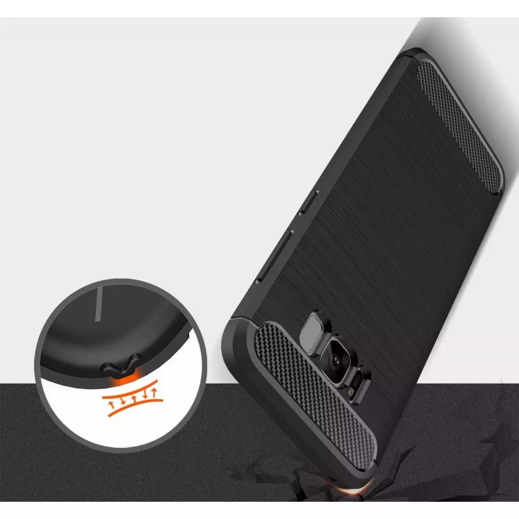 Чехол для моб. телефона для SAMSUNG Galaxy S8 Carbon Fiber (Black) Laudtec (LT-GS8B) - 3