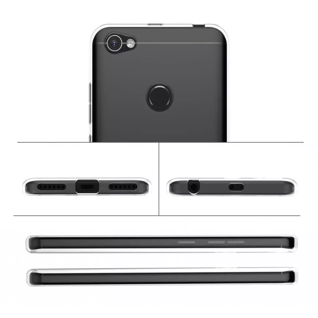 Чехол для моб. телефона для Xiaomi Redmi Note 5A Clear tpu (Transperent) Laudtec (LC-XRN5A) - 9