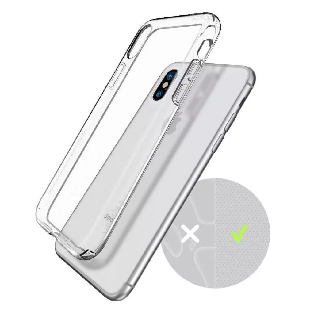 Чехол для моб. телефона для Apple iPhone X/XS Clear tpu (Transperent) Laudtec (LC-AIX) - 7 Чехол для моб. телефона для Apple iPhone X/XS Clear tpu (Transperent) Laudtec (LC-AIX) - 7