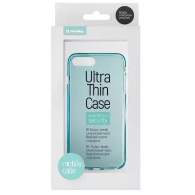 Чехол для моб. телефона ColorWay TPU case for Apple iPhone 7/8 plus, blue (CW-CTPAI7P-BL) - 3 Чехол для моб. телефона ColorWay TPU case for Apple iPhone 7/8 plus, blue (CW-CTPAI7P-BL) - 3