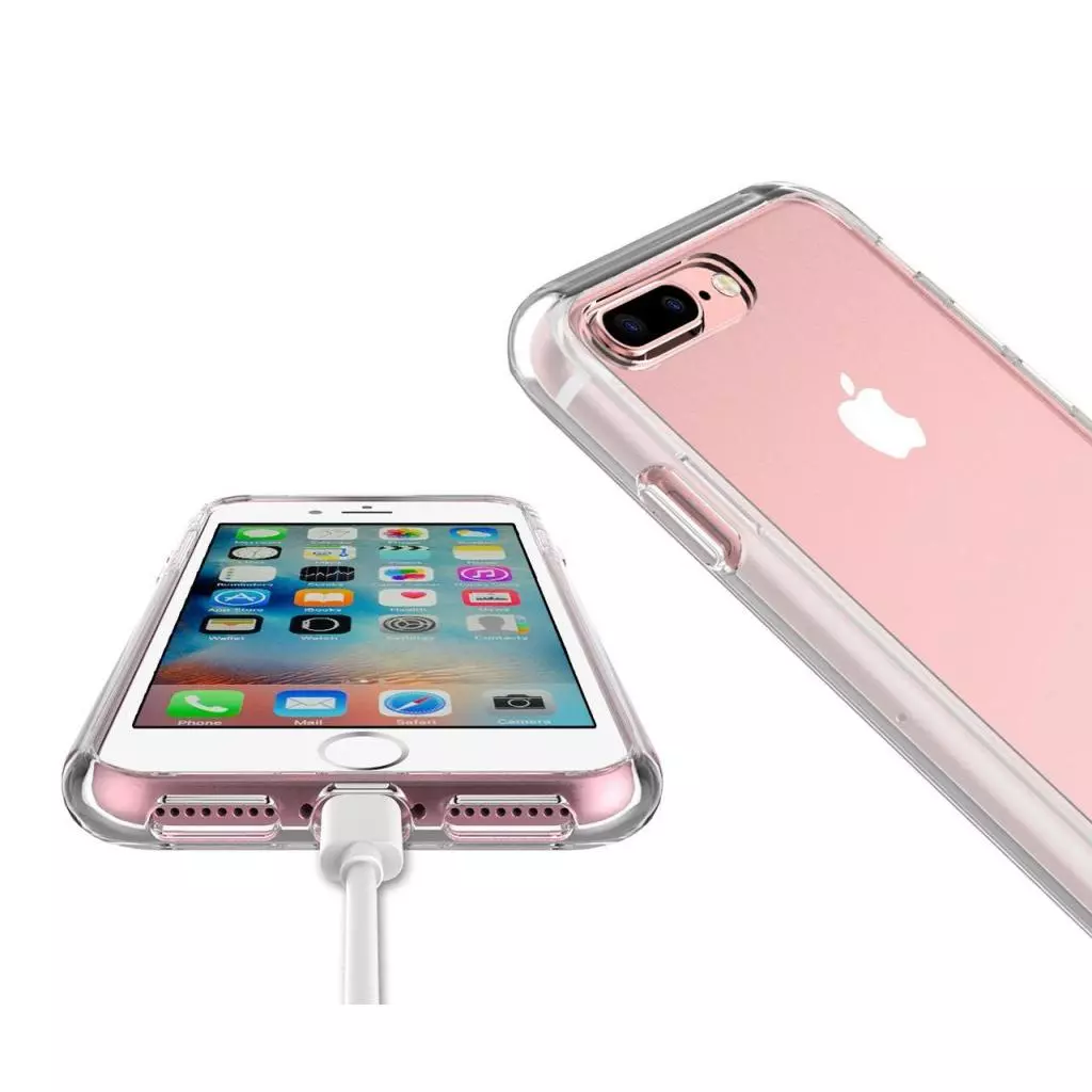 Чехол для моб. телефона Laudtec для iPhone 7/8 Plus Clear tpu (Transperent) (LC-IP78PST) - 6 Чехол для моб. телефона Laudtec для iPhone 7/8 Plus Clear tpu (Transperent) (LC-IP78PST) - 6