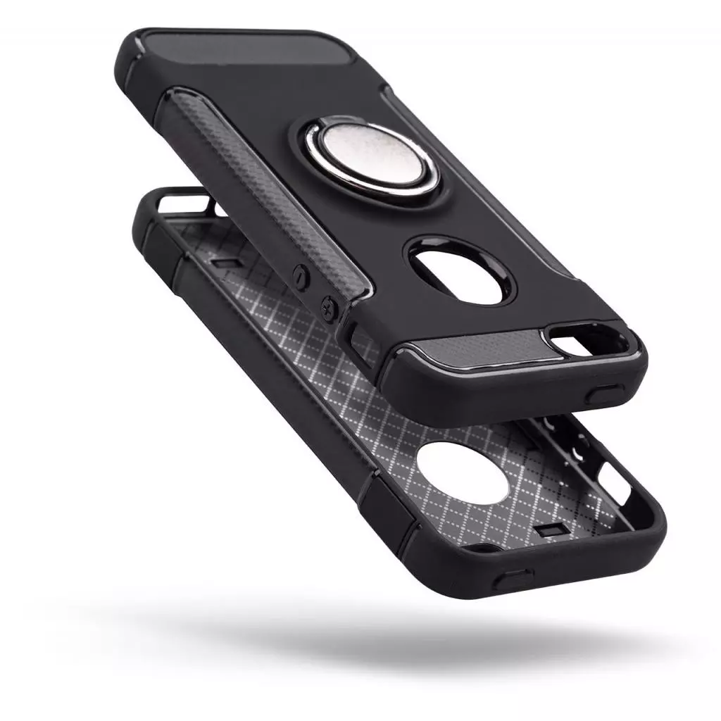 Чехол для моб. телефона Laudtec для iPhone 5/SE Ring stand (black) (LR-PCI5SE) - 1 Чехол для моб. телефона Laudtec для iPhone 5/SE Ring stand (black) (LR-PCI5SE) - 1