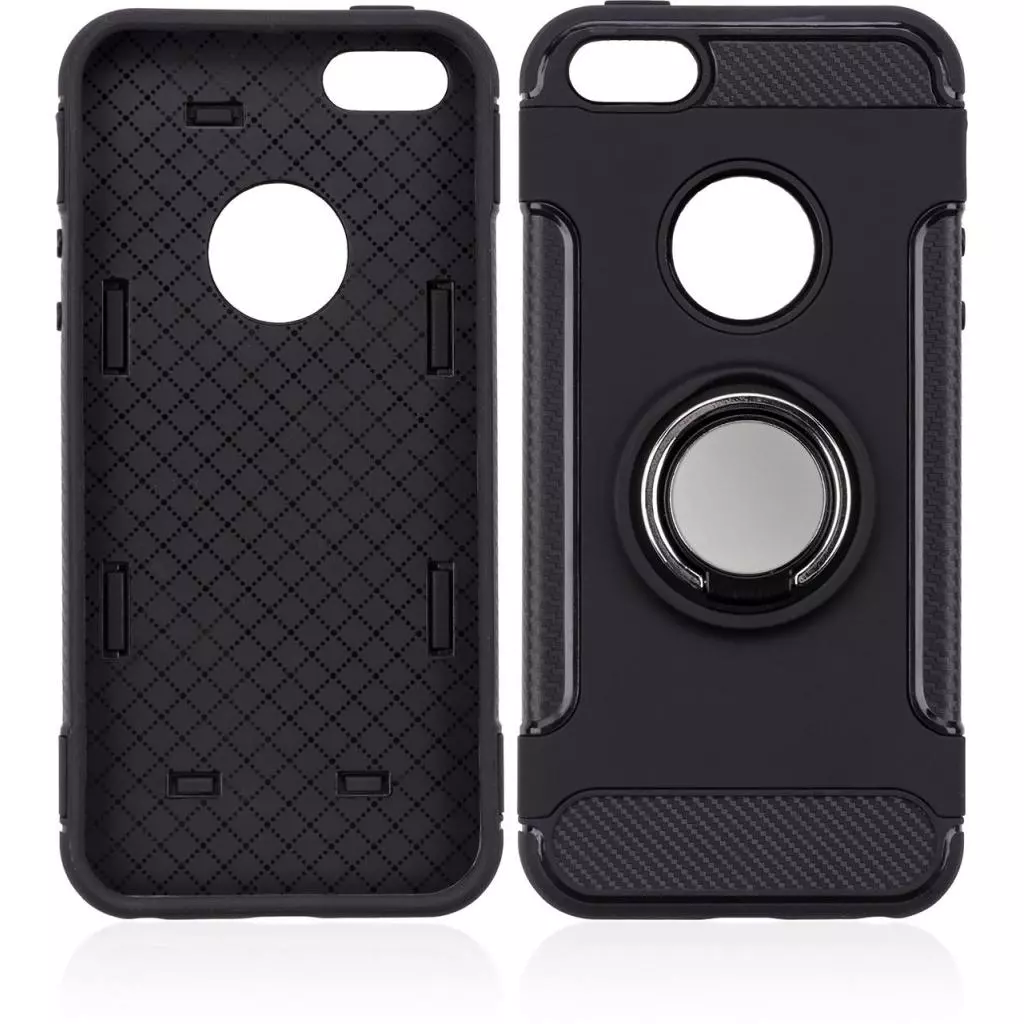 Чехол для моб. телефона Laudtec для iPhone 5/SE Ring stand (black) (LR-PCI5SE) - 4 Чехол для моб. телефона Laudtec для iPhone 5/SE Ring stand (black) (LR-PCI5SE) - 4