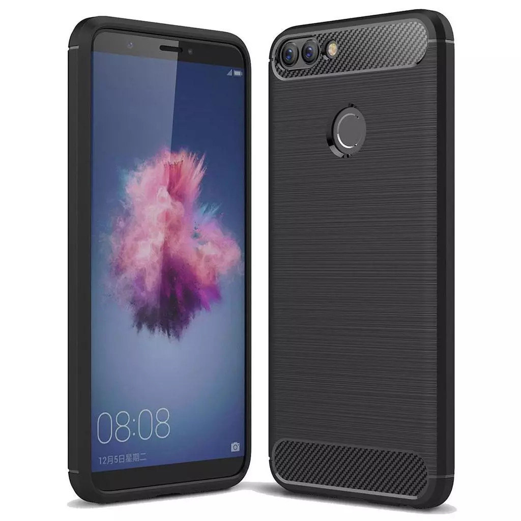 Чехол для моб. телефона Laudtec для Huawei P Smart Carbon Fiber (Black) (LT-PST)