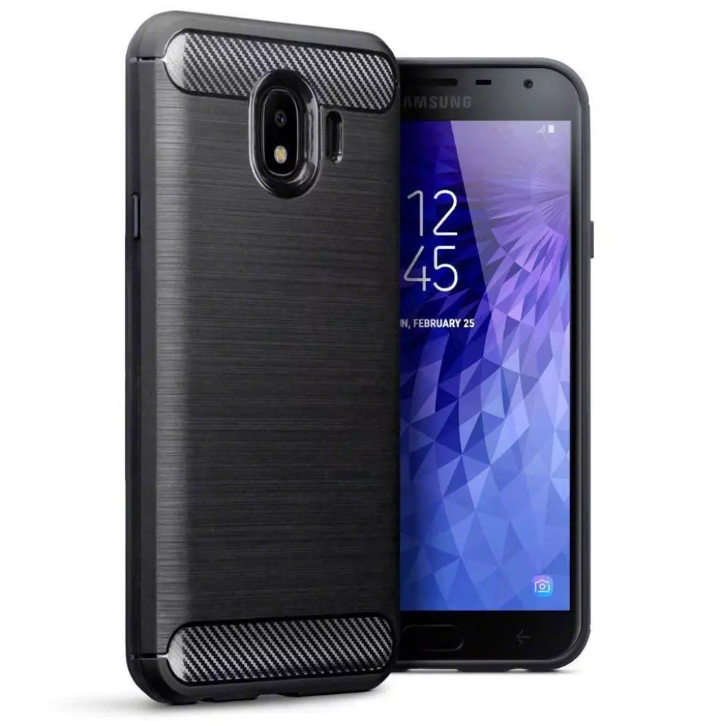 Чехол для моб. телефона Laudtec для Samsung J4/J400 Carbon Fiber (Black) (LT-J400F) - 1 Чехол для моб. телефона Laudtec для Samsung J4/J400 Carbon Fiber (Black) (LT-J400F) - 1