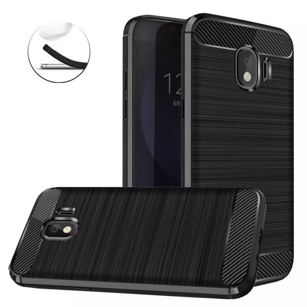 Чехол для моб. телефона Laudtec для Samsung J4/J400 Carbon Fiber (Black) (LT-J400F) - 2 Чехол для моб. телефона Laudtec для Samsung J4/J400 Carbon Fiber (Black) (LT-J400F) - 2