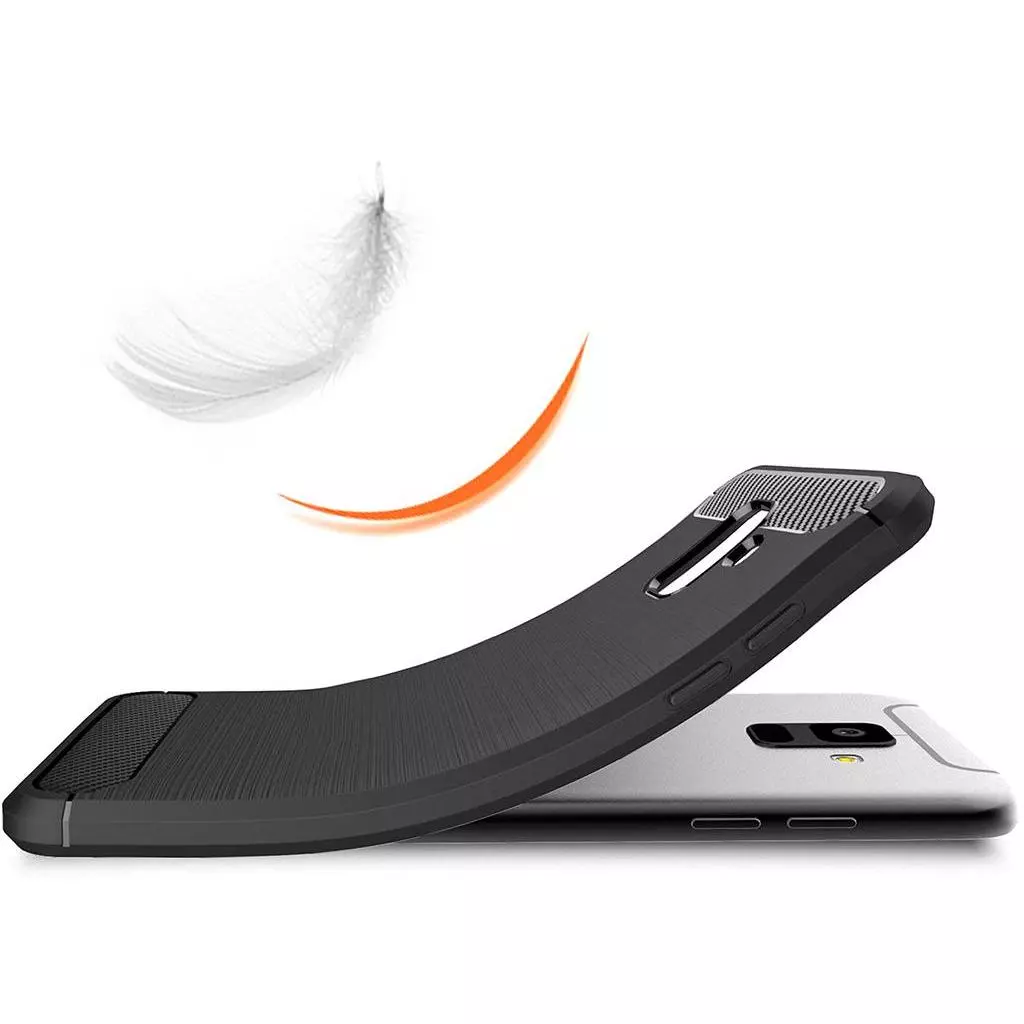 Чехол для моб. телефона Laudtec для Samsung J6 2018/J600 Carbon Fiber (Black) (LT-J600F) - 4 Чехол для моб. телефона Laudtec для Samsung J6 2018/J600 Carbon Fiber (Black) (LT-J600F) - 4