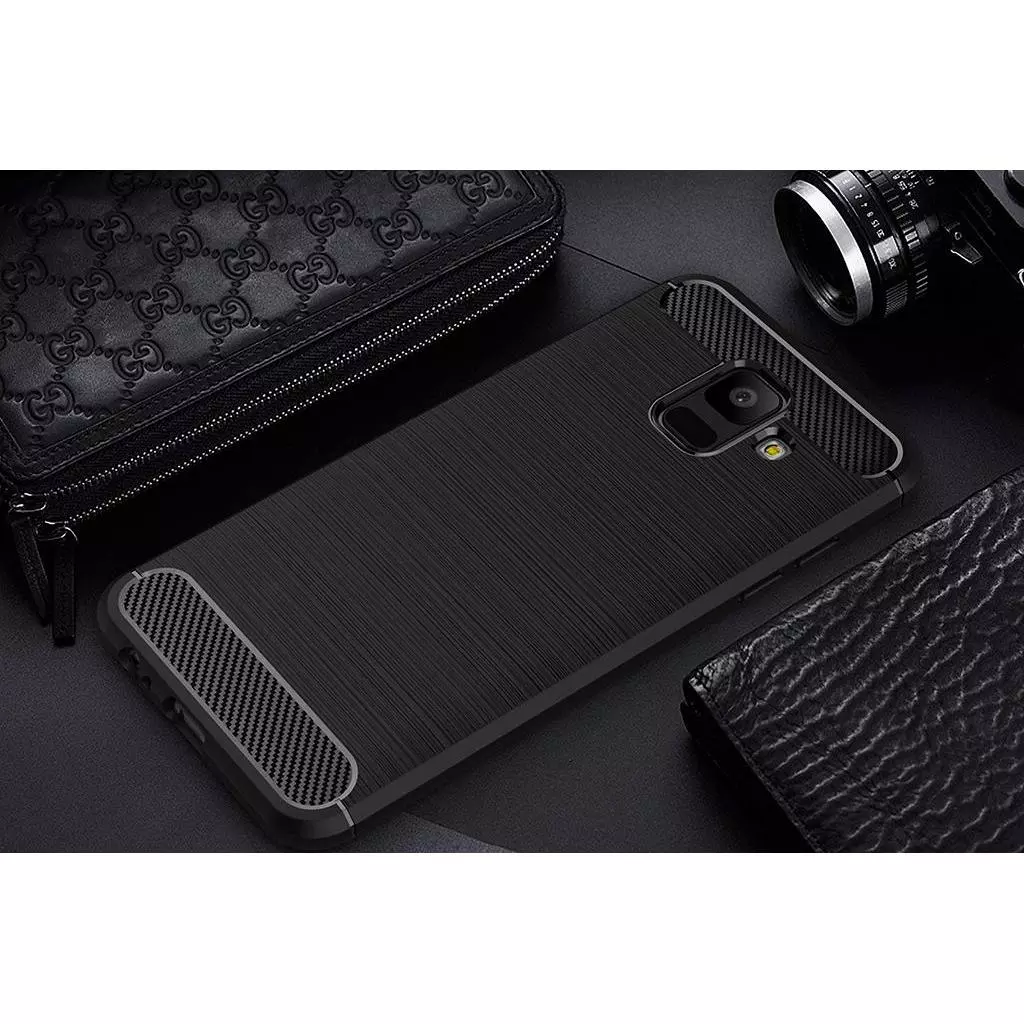 Чехол для моб. телефона Laudtec для Samsung A6 2018/A600 Carbon Fiber (Black) (LT-A600F) - 5