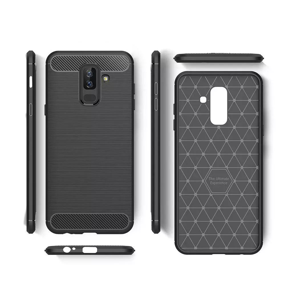Чехол для моб. телефона Laudtec для Samsung A6 Plus 2018/A605 Carbon Fiber (Black) (LT-A605F) - 1 Чехол для моб. телефона Laudtec для Samsung A6 Plus 2018/A605 Carbon Fiber (Black) (LT-A605F) - 1