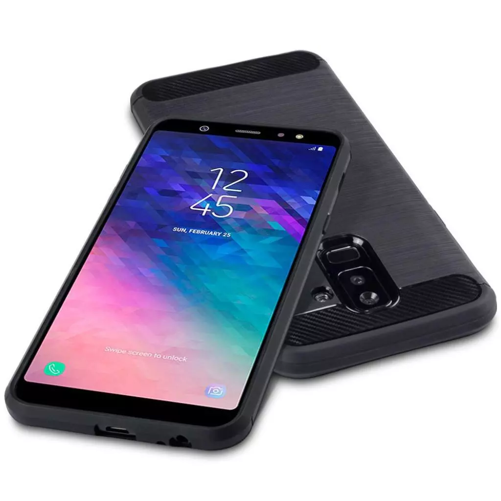 Чехол для моб. телефона Laudtec для Samsung A6 Plus 2018/A605 Carbon Fiber (Black) (LT-A605F) - 10 Чехол для моб. телефона Laudtec для Samsung A6 Plus 2018/A605 Carbon Fiber (Black) (LT-A605F) - 10