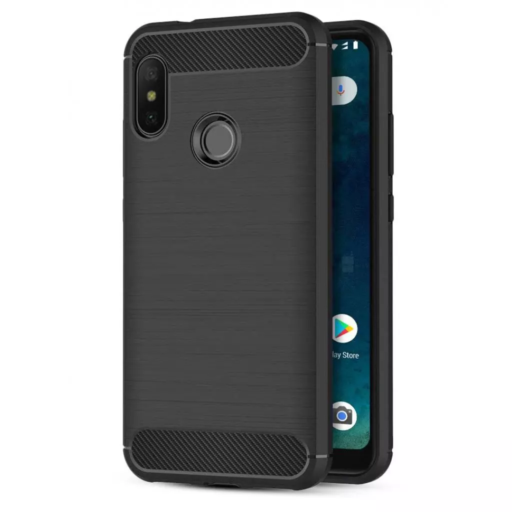 Чехол для моб. телефона Laudtec для Xiaomi Mi A2 Lite Carbon Fiber (Black) (LT-Mi6P) - 1